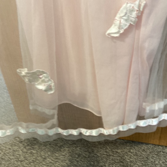 Vintage Pink Blush Womens Nighty nightgown - Picture 4 of 11